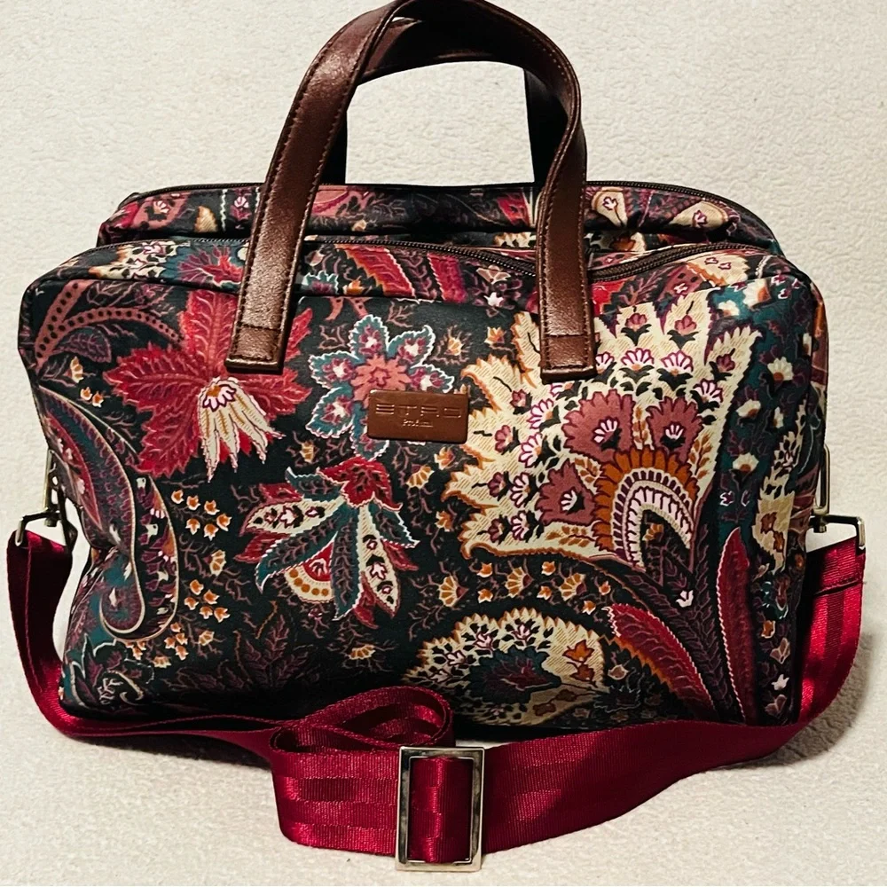 Etro Paisley Nylon Crossbody/Messenger Bag - Picture 11 of 11